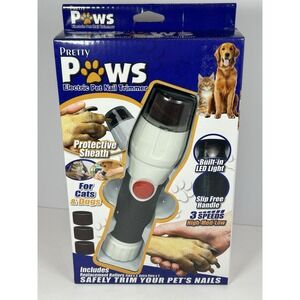 Pretty Paws‎ Electric 3 Speed Pet Nail Trimmer! For Cats & Dogs - #03025